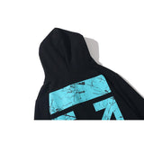 Off White Hoodie With Arrow Print Autumn And Winter Printing Pullover Hoodie Sweater Plus Size Casual Men'S Clothing Owt