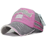 Ball Caps Vintage Fashion Ripped Baseball Cap 1969 Edging