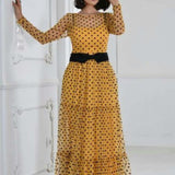 African Dashiki Dress Women's Clothing Hollow Dress
