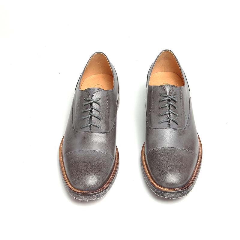 Men's Dress Shoes Classic Leather Oxfords Casual Cushioned Loafer Men's Clothing Spring and Autumn Leather Shoes