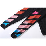 Off White Sweater Woolen Knit Arrow Men'S And Women'S Sweaters Plus Size Casual Sweatshirts Owt