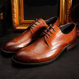 Men's Dress Shoes Classic Leather Oxfords Casual Cushioned Loafer Men's Business Casual Leather Shoes Men's Shoes