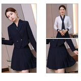 Interview Suit Women Spring and Autumn College Suit Clothing Work Clothes