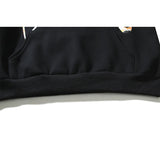 Kanye West Sunday Service Hoodie Burning Big R Loose Velvet Padded Hooded Sweatshirt