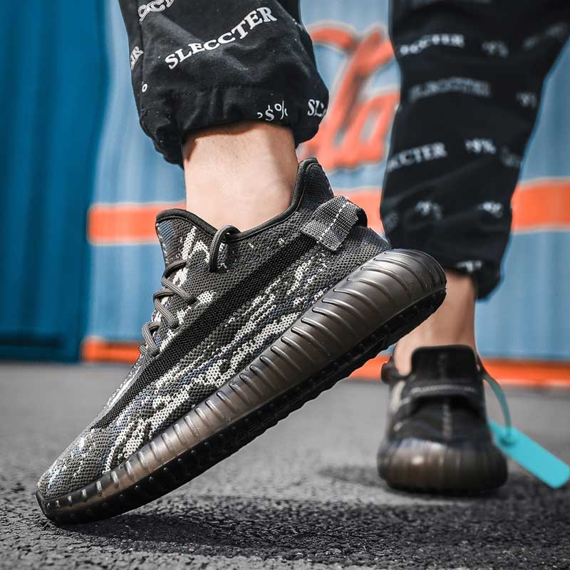 designer Sneaker Shoes Summer Knitted Low Top Sports Men Running Shoes Men's Shoes