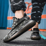designer Sneaker Shoes Summer Knitted Low Top Sports Men Running Shoes Men's Shoes