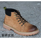 Desert Boots Dr. Martens Boots Men's Low-Top Short Booties Big Head Thick Bottom British Vintage Work Shoes Tide