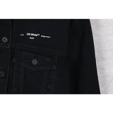 Off White Jacket Loose Denim Shirt Men'S And Women'S Jacket Jacket Casual Top Owt