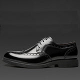 Men's Dress Shoes Classic Leather Oxfords Casual Cushioned Loafer Men's Shoes Autumn Leather Shoes Business Casual Shoes
