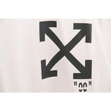 Off White T Shirt Off Short Sleeve Tshirt Loose Plus Size Mickey Letters Print Men And Women Couple Bottoming Shirt Owt