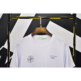 Off White T Shirt Printed Short Sleeve Tshirt Outer Plus Size Casual Men'S Clothing Owt