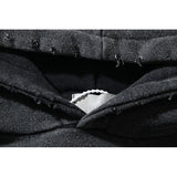 Kanye West Sunday Service Hoodie Autumn And Winter Embroidery Distressed Cut Damaged Hooded Sweater