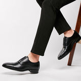 Men's Dress Shoes Classic Leather Oxfords Casual Cushioned Loafer Men's Shoes Business Formal Wear Casual Formal Wear Leather Shoes
