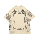 Y2g Shirts for Boys Summer Retro T-shirt Bottoming Shirt for Men