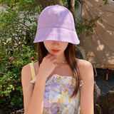 Women Bucket Hat Sun-Proof Peaked Cap