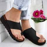Women Open Toe Sands Flats Summer Solid Color Beach Women's Slippers