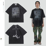 Y2g Shirts for Boys Summer Trendy High Street Men's T-shirt