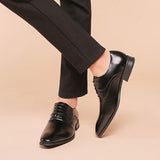 Men's Dress Shoes Classic Leather Oxfords Casual Cushioned Loafer plus Size Business Leather Shoes Men Formal Wear