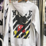 Off White Off Ow White Hooded Sweater Men And Women Couple Terry Thin Bottoming Shirt Coat Owt