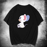 Tom And Jerry T Shirt Cat And Mouse Print Loose