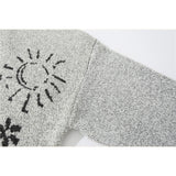 Men Sweater Cartoon Jacquard Sweater Men's Pullover