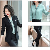 Interview Suit Women Fall Winter Fashion Work Suit