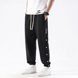 Grey Sweatpants Track Sweatpants Men's Loose Wide Leg Basketball Leisure