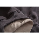 Crew Neck Sweatshirts for Men Men's Autumn round Neck Set Printed Bottoming Shirt Men's
