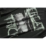 Man Fall Outfits Letter Printed round Neck Long Sleeve Sweater Men's T-shirt