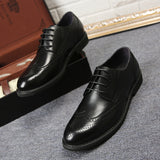 Men's Dress Shoes Classic Leather Oxfords Casual Cushioned Loafer Cowhide Leather Casual Shoes Spring