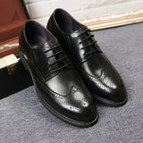 Men's Dress Shoes Classic Leather Oxfords Casual Cushioned Loafer Cowhide Leather Casual Shoes Spring