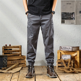 Cuffed Cargo Pants Men's Overalls Men's Spring and Autumn Loose Pants Casual Pants