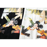 Off White Oil Painting Arrow Hooded Sweater Men'S And Women'S Fleece Zipper Coat Owt