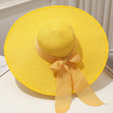 Big Hats Straw Hat Summer Beach Hat Sun Hat Sun Protection Women's Sun Hat