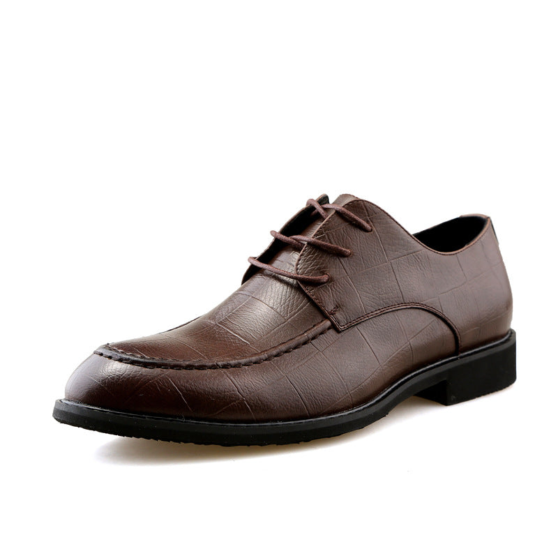 Men's Dress Shoes Classic Leather Oxfords Casual Cushioned Loafer Men's Shoes Business Formal Wear Leather Shoes Casual Breathable