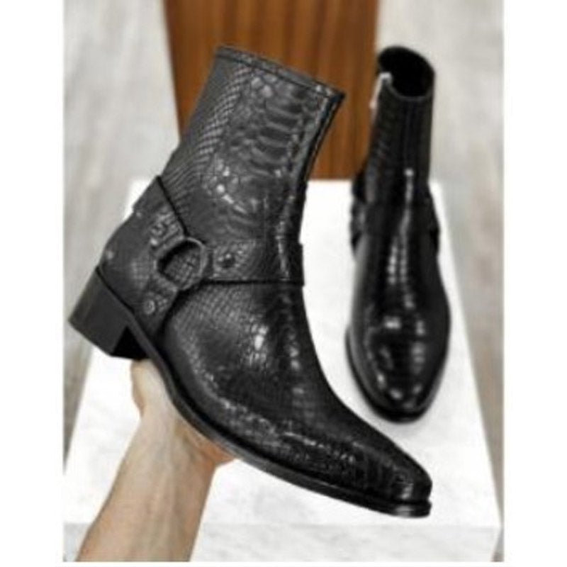 Python Boots Autumn and Winter Casual Fashionable Men's Boots