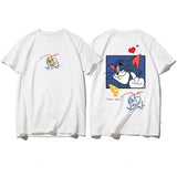 Tom And Jerry T Shirt Cartoon Print Loose