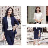 Interview Suit Women Suit Women's Spring and Autumn Interview Clothes Two-Piece Suit
