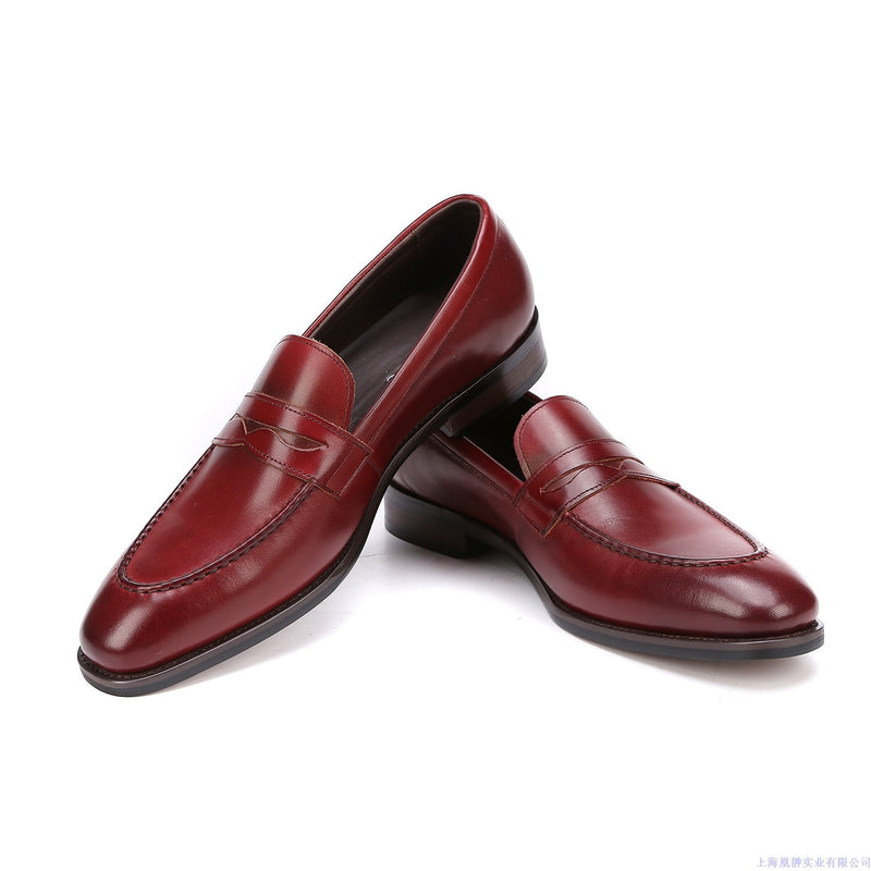 Men's Loafers Relaxedfit Slipon Loafer Men Shoes Men's Leather Shoes Business Formal Wear Comfortable Breathable