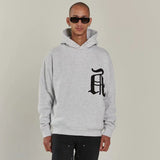 Askyurself Hoodie Embroidered Letter Hoodie Sweater Loose Casual