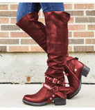 Beth Dutton Shoes Belt Buckle Boots Women's Boots plus Size