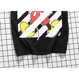 Off White T Shirt Cartoon Mickey Men And Women Short Sleeve Ow Donald Duck Loose Twill Couple Cotton Tshirt Owt