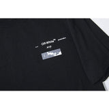 Off White T Shirt Ow Arrow Short Sleeve Tshirt Plus Size Casual Men'S Clothing Owt