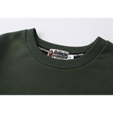 Bathing Ape Sweatshirts Men's and Women's Autumn and Winter round Neck Pullover Embroidery Sweater