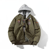Varsity Jacket Loose Flight Suit