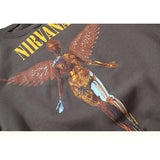 Nirvana Hoodie Rock Band Distressed Couple Loose Retro Sweatshirt