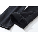Man Fall Outfits Men's Loose Distressed Trendy Straight-Leg Trousers Trendy