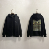 Kanye West Sunday Service Hoodie Kanye Fleece Lined Zipper Cardigan Sweater