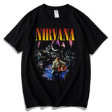 Nirvana T Shirt Vintage Cotton Short Sleeve T-Shirt Loose Hip Hop