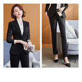 Interview Suit Women's Work Clothes Suit Jacket Women's Summer